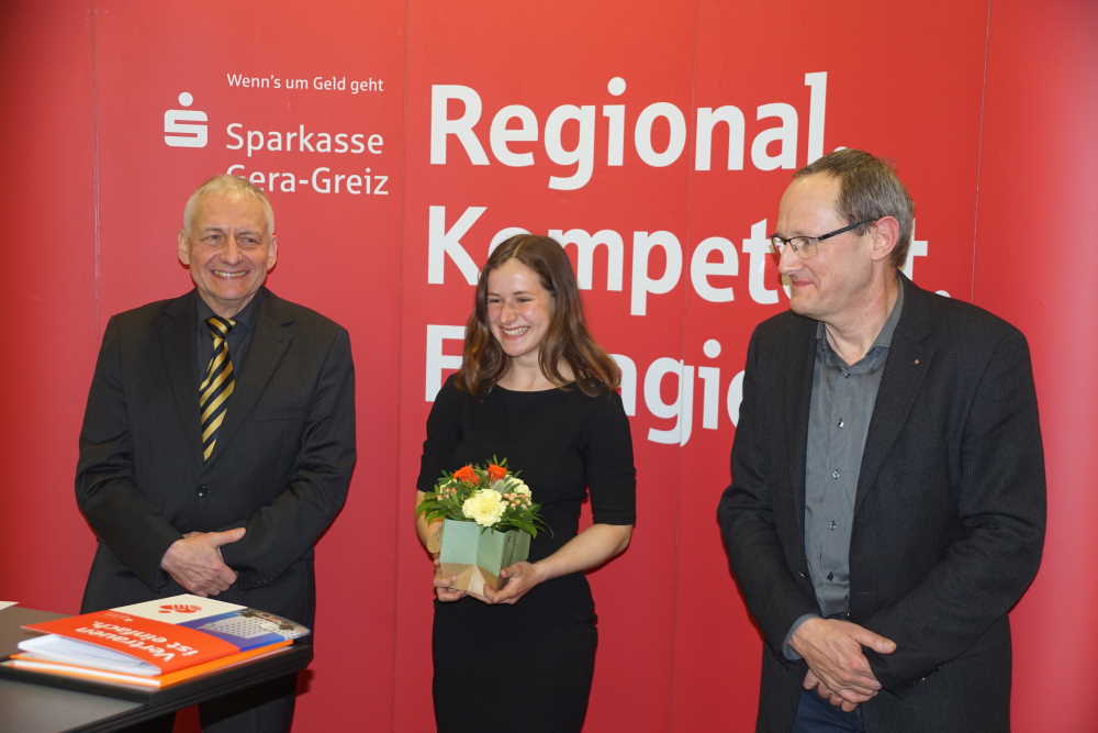 Kunstpreistr Ger Zur Vernissage In Der Sparkasse Gera Greiz Geehrt